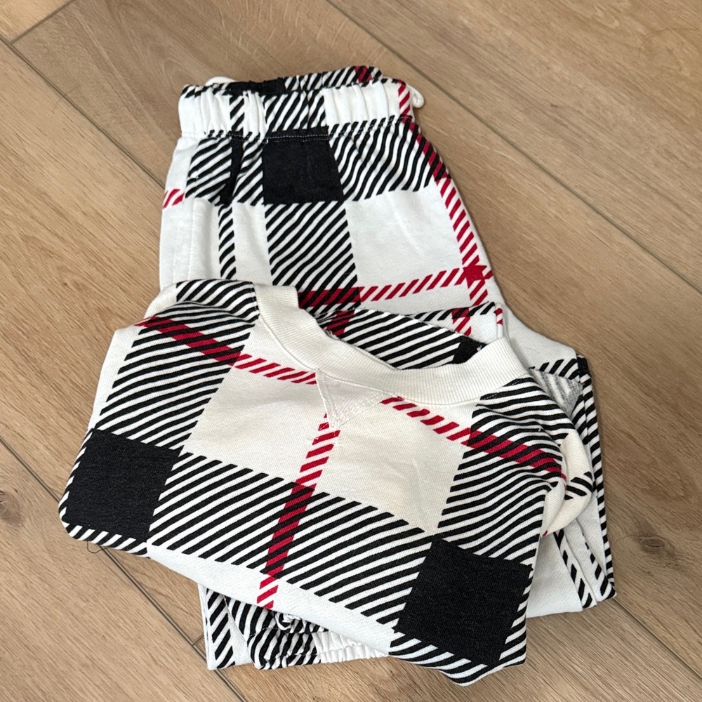 Colsie Plaid Sweatpant Set - Target